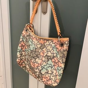 Tous Kaos Peach Mint Designer Handbag